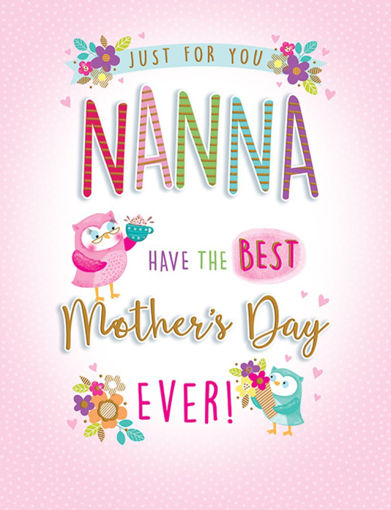 Picture of JUST FOR YOU NANNA ON MOTHERS DAY CARD